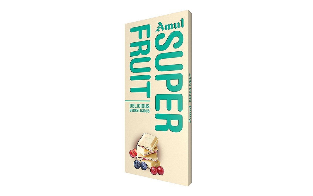 Amul Super Fruit Chocolate (Delicious Berrylicious)   Box  150 grams
